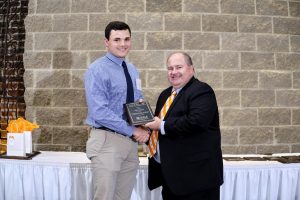 Chad Arnold was presented with the Jerry E. Stoneking Co-op Engineering Award