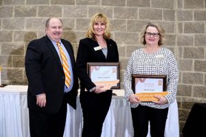 Suzanne Sawicki and Wanda Turpin were each presented with a Certificate of Recognition.