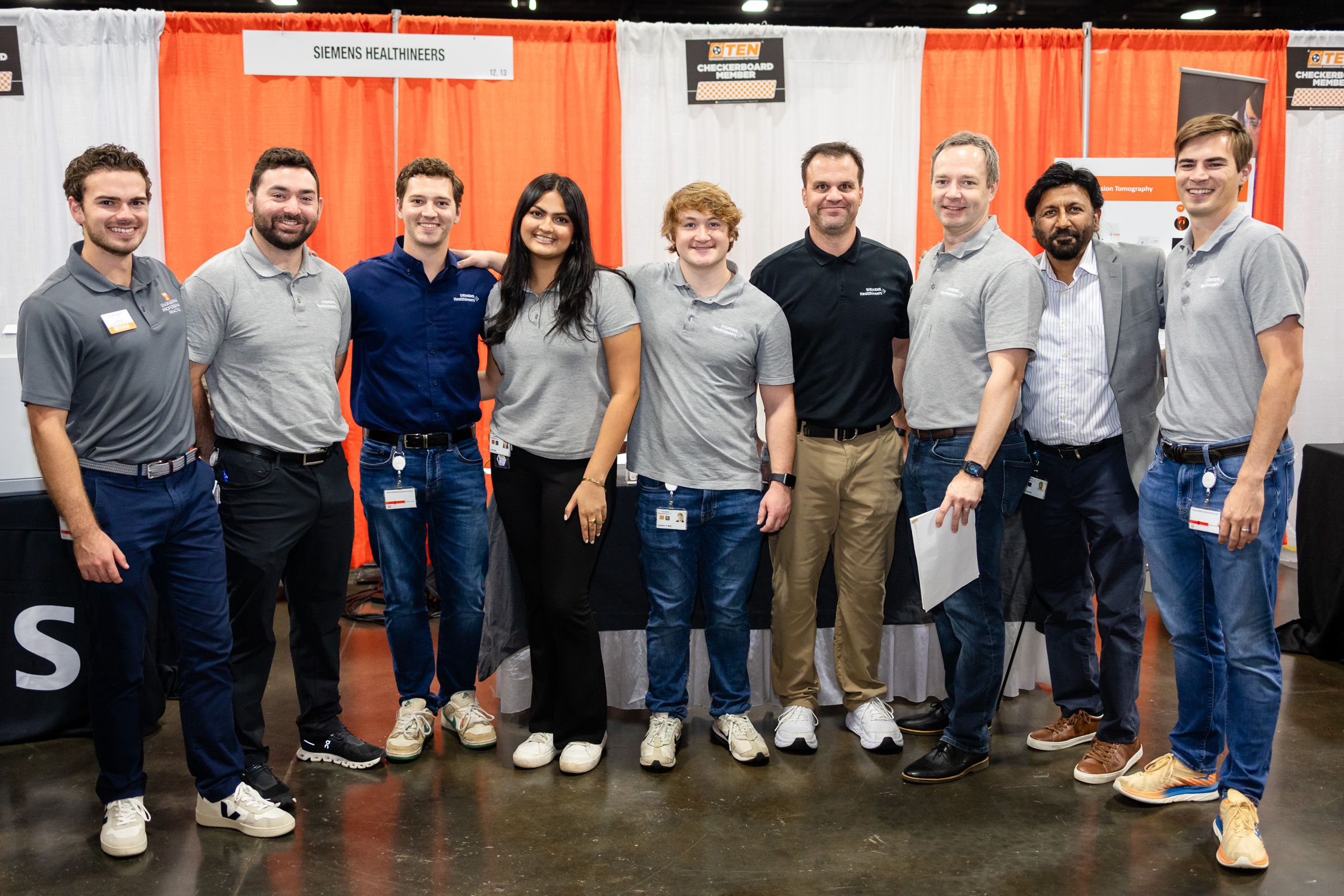 students posing for a photo at the Engineering Expo